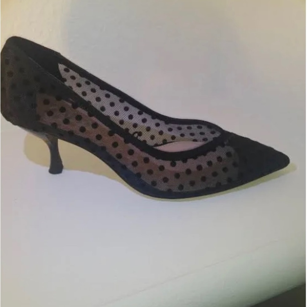 polka dot pumps
